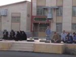 برگزاری زیارت عاشورا در کنار قبور شهدای گمنام دانشکده 3