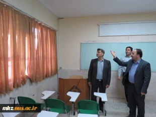 بازدید ریاست از کل دانشکده و تاسیسات تازه احداث شده در شروع ترم تحصیلی جدید 12