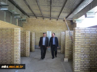 بازدید ریاست از کل دانشکده و تاسیسات تازه احداث شده در شروع ترم تحصیلی جدید 13