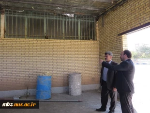 بازدید ریاست از کل دانشکده و تاسیسات تازه احداث شده در شروع ترم تحصیلی جدید 15