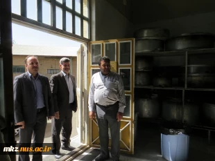 بازدید ریاست از کل دانشکده و تاسیسات تازه احداث شده در شروع ترم تحصیلی جدید 18