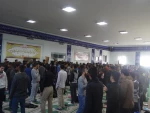 قرائت زیارت عاشورا در نمازخانه دانشکده در ایام محرم شهید دشت کربلا همراه با پذیرایی   8