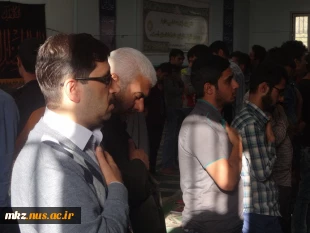 قرائت زیارت عاشورا در نمازخانه دانشکده در ایام محرم شهید دشت کربلا همراه با پذیرایی   9