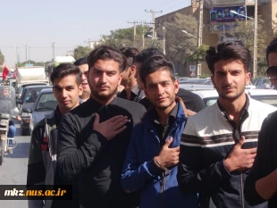 تجمع عاشورائیان دانشگاهی در مصلی بیت المقدس اراک 9