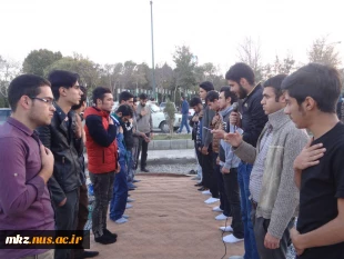 برگزاری زیارت عاشورای حسینی در قطعه مدافعان حرم آرامستان اراک 3