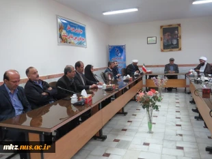 افتتاح دفتر نماینده نهاد نمایندگی مقام معظم رهبری در دانشگاه فنی وحرفه ای استان مرکزی واحد امیرکبیر 9