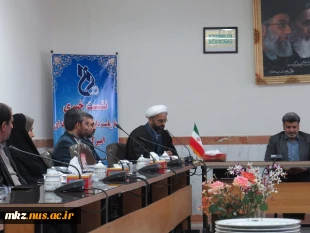 افتتاح دفتر نماینده نهاد نمایندگی مقام معظم رهبری در دانشگاه فنی وحرفه ای استان مرکزی واحد امیرکبیر 12