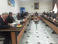 دومین نشست ریاست دانشگاه استان مرکزی با مسئولین استانی پیرامون اخذ مجوز استفاده از فضای سبز کنار مجموعه  4