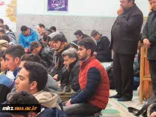 قرائت زیارت عاشورا در نمازخانه دانشکده به مناسبت ایام شهادت ام ابیها فاطمه الزهرا سلام الله علیها 4