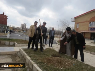 درختکاری در محوطه دانشکده به مناسب روز درختکاری 5