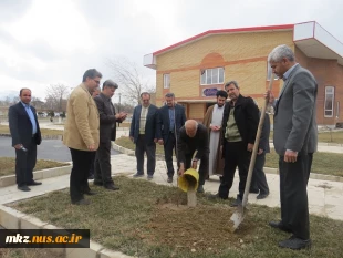 درختکاری در محوطه دانشکده به مناسب روز درختکاری 7