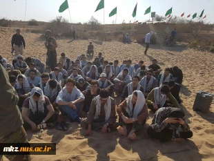 برگزاری اردوی راهیان نور دانشکده فنی امیرکبیر اراک 4