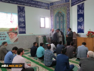 برگزاری مراسم میلاد امام حسین علیه السلام در نمازخانه دانشکده 5