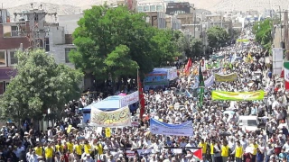 شرکت در راه پیمایی یوم الله روز قدس