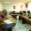 جلسه تعامل ریاست،حراست و معاونین پیرامون حفاظت و حراست دانشجویان با فرمانده نیروی انتظامی  3