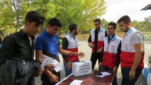 برگزاری انتخابات اعضای کانون هلال احمر دانشگاه  5