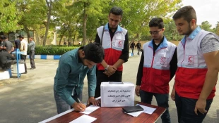 برگزاری انتخابات اعضای کانون هلال احمر دانشگاه  6