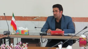 جلسه ریاست با مسئولین شهر،پیرامون برگزاری یادواره شهید حججی در دانشگاه 5