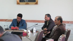 جلسه ریاست با مسئولین شهر،پیرامون برگزاری یادواره شهید حججی در دانشگاه 7