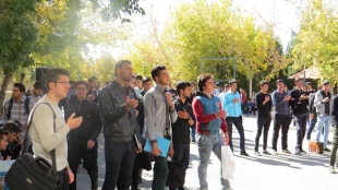تجمع مبارزه با استکبار و یاوه گویان جهانی دانشجویان دانشگاه فنی امیرکبیر اراک 6