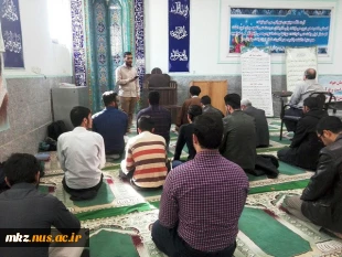 مولود خوانی در نمازخانه دانشگاه فنی امیرکبیر اراک به مناسبت تاج گذاری ولی عصر ارواحنا فدا 5