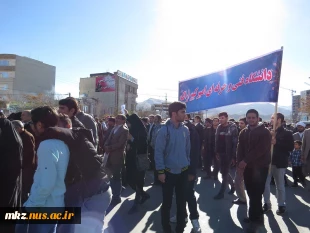 شرکت دانشجویان در نماز سیاسی عبادی جمعه و شرکت در راه پیمایی علیه یاوه گویان جهانی  3