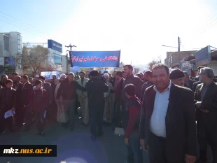 شرکت دانشجویان در نماز سیاسی عبادی جمعه و شرکت در راه پیمایی علیه یاوه گویان جهانی  5