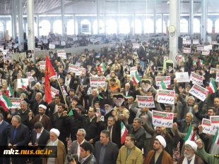 شرکت ریاست،کارکنان و دانشجویان دانشگاه فنی و حرفه ای امیرکبیر در تجمع گرامیداشت 9دی روز بصیرت  4