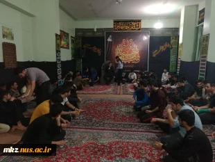 برگزاری مراسم سوگواری حضرت زهرا سلام الله علیها در خوابگاه دانشجویی 5