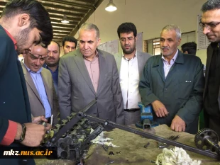 بازدید معاونت سیاسی، امنیتی و اجتماعی استانداری استان مرکزی از دانشگاه فنی و حرفه ای استان مرکزی  8