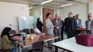 بازدید معاونت سیاسی، امنیتی و اجتماعی استانداری استان مرکزی از دانشگاه فنی و حرفه ای استان مرکزی  13