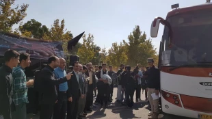 اعزام دانشجویان دانشکده فنی و حرفه ای امیرکبیر اراک به کربلای معلی 2
