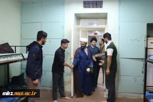 نشست صمیمی مسئولین و مدیریت حوزه علمیه استان مرکزی در خوابگاه پسران دانشگاه فنی و حرفه ای استان مرکزی در آستانه 27آذرماه سالروز شهادت آیت الله مفتح(وحدت حوزه و دانشگاه) 2