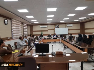جلسه هم اندیشی ریاست با حوزه معاونت اداری، مالی و پشتیبانی  2