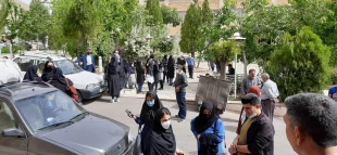 بازدید ریاست محترم دانشگاه فنی و حرفه ای استان مرکزی جناب آقای دکتر مهرداد احمدی و مسئولین محترم دانشکده دختران اراک 3