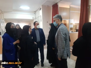 بازدید ریاست محترم دانشگاه فنی و حرفه ای استان مرکزی جناب آقای دکتر مهرداد احمدی و مسئولین محترم دانشکده دختران اراک 7