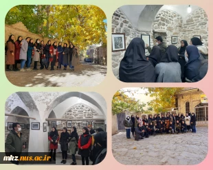بازدید دانشجویان گروه طراحی و دوخت و گروه فتوگرافیک از روستای انجدان 3