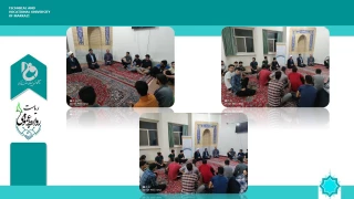 حضور ریاست دانشگاه و نشست صمیمی با دانشجویان خوابگاه دانشجویی علم الهدی به مناسبت هفته خوابگاه ها
