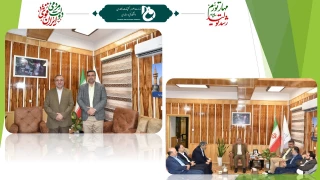 دیدار هیئت رئیسه دانشگاه فنی و حرفه‌ای با استاندار سمنان